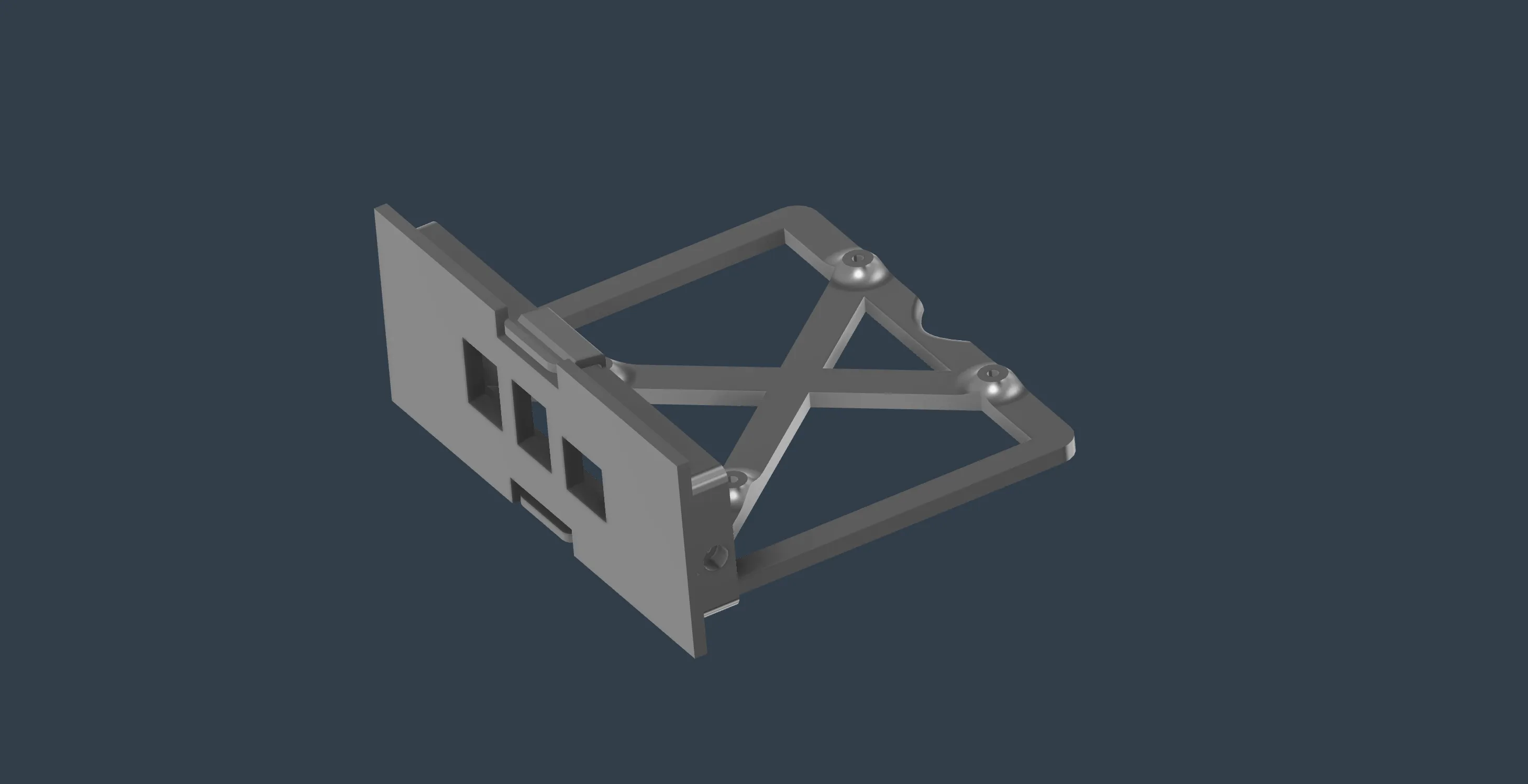 Screenshot of Raspberry Pi 4 panel module Fusion 360 model